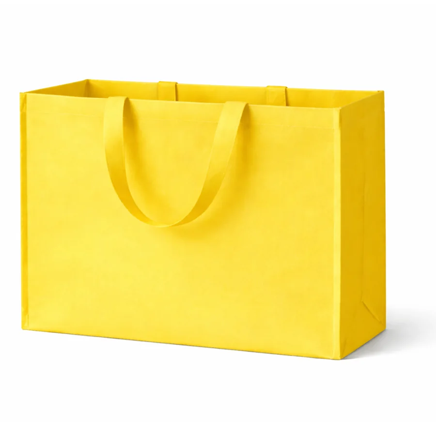 Bolsa Jumbo amarilla lisa de Bee Bags, lista para llevar tu marca